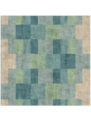 Lilac Square Hand Knotted Bamboo Silk custom handmade rug