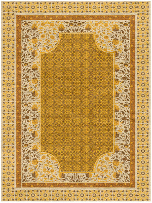 Limeflower Rectangle Hand Knotted Tibetan Wool custom handmade rug