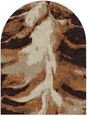 Lion Mane Arch Hand Knotted Tibetan Wool custom handmade rug