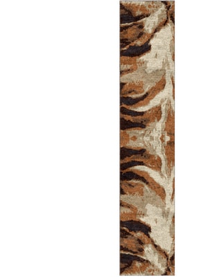 Lion Mane Runner Hand Knotted Bamboo Silk custom handmade rug