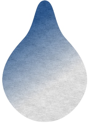 Lunar Drop Hand Knotted Bamboo Silk custom handmade rug