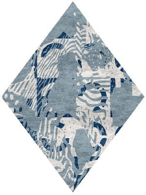 Lynx Diamond Hand Knotted Bamboo Silk custom handmade rug