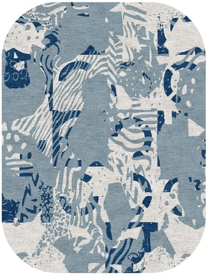 Lynx Oblong Hand Knotted Tibetan Wool custom handmade rug