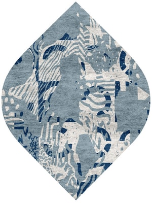 Lynx Ogee Hand Knotted Bamboo Silk custom handmade rug