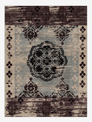 Macedoine Rectangle Hand Knotted Bamboo Silk custom handmade rug