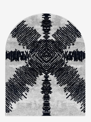 Magnetism Arch Hand Knotted Bamboo Silk custom handmade rug