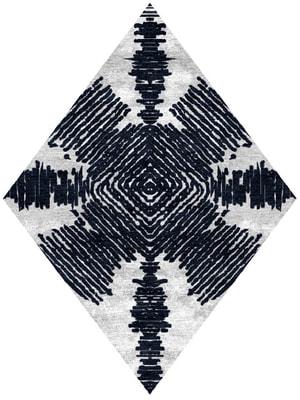 Magnetism Diamond Hand Knotted Bamboo Silk custom handmade rug