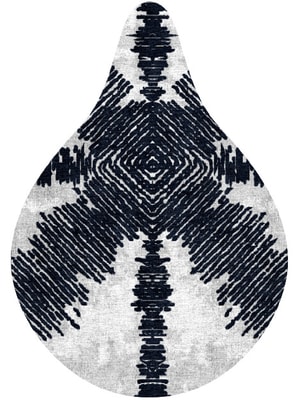 Magnetism Drop Hand Knotted Bamboo Silk custom handmade rug