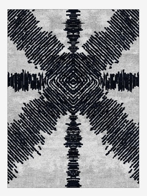 Magnetism Rectangle Hand Knotted Bamboo Silk custom handmade rug