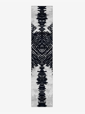 Magnetism Runner Hand Knotted Bamboo Silk custom handmade rug