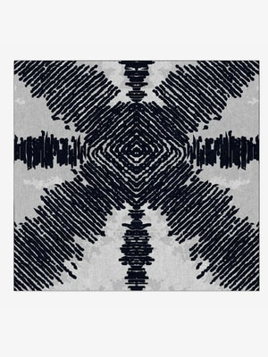 Magnetism Square Hand Knotted Tibetan Wool custom handmade rug
