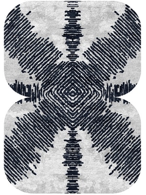 Magnetism Eight Hand Tufted Bamboo Silk custom handmade rug