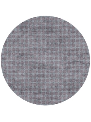 Marbles Round Hand Knotted Bamboo Silk custom handmade rug