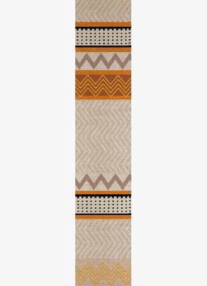 Marmalade Runner Flatweave New Zealand Wool custom handmade rug