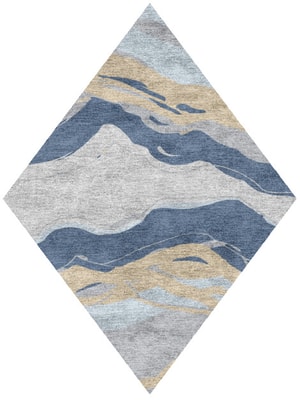 Marmoris Diamond Hand Knotted Bamboo Silk custom handmade rug