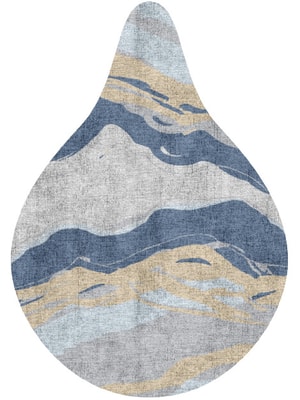 Marmoris Drop Hand Knotted Bamboo Silk custom handmade rug