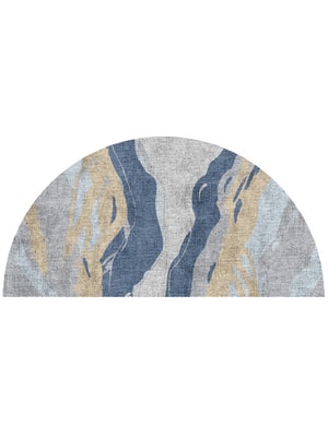 Marmoris Halfmoon Hand Knotted Bamboo Silk custom handmade rug