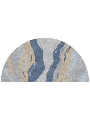 Marmoris Halfmoon Hand Knotted Tibetan Wool custom handmade rug