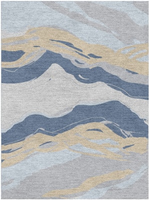 Marmoris Rectangle Hand Knotted Tibetan Wool custom handmade rug