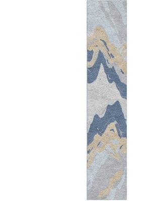 Marmoris Runner Hand Knotted Tibetan Wool custom handmade rug