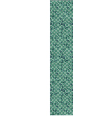 Maths Runner Hand Knotted Tibetan Wool custom handmade rug