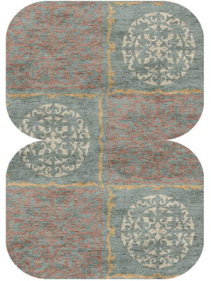 Matrice Eight Hand Knotted Bamboo Silk custom handmade rug