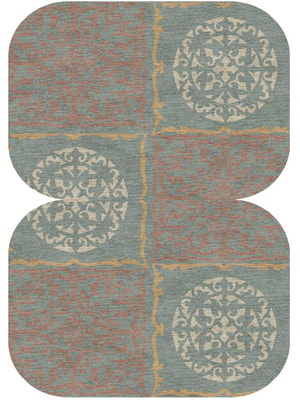 Matrice Eight Hand Knotted Tibetan Wool custom handmade rug