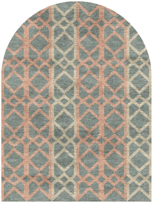 Meditrina Arch Hand Knotted Bamboo Silk custom handmade rug