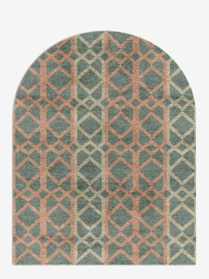 Meditrina Arch Hand Knotted Bamboo Silk custom handmade rug
