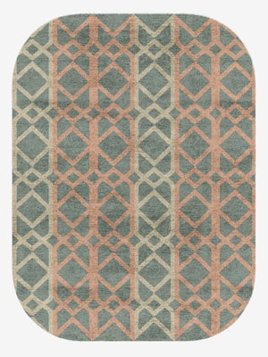 Meditrina Oblong Hand Knotted Bamboo Silk custom handmade rug