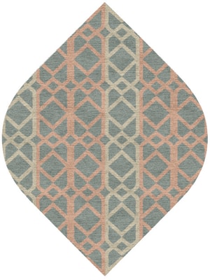 Meditrina Ogee Hand Knotted Tibetan Wool custom handmade rug