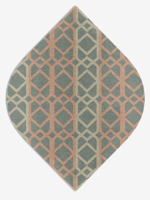 Meditrina Ogee Hand Knotted Tibetan Wool custom handmade rug