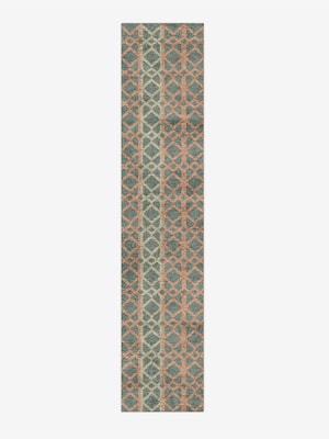 Meditrina Runner Hand Knotted Bamboo Silk custom handmade rug