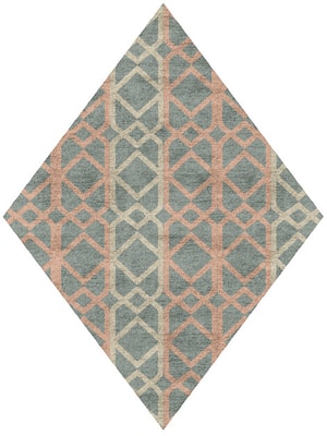 Meditrina Diamond Hand Tufted Bamboo Silk custom handmade rug