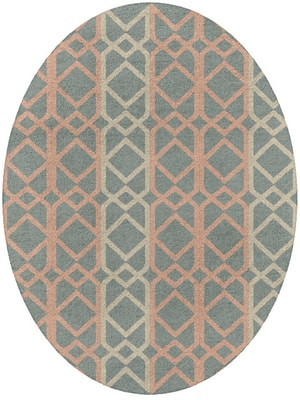 Meditrina Oval Hand Tufted Pure Wool custom handmade rug