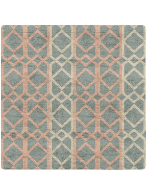 Meditrina Square Hand Tufted Bamboo Silk custom handmade rug