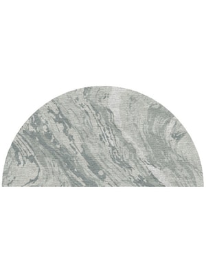 Metamorphic Halfmoon Hand Knotted Tibetan Wool custom handmade rug