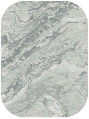 Metamorphic Oblong Hand Knotted Tibetan Wool custom handmade rug
