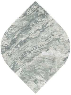 Metamorphic Ogee Hand Knotted Bamboo Silk custom handmade rug