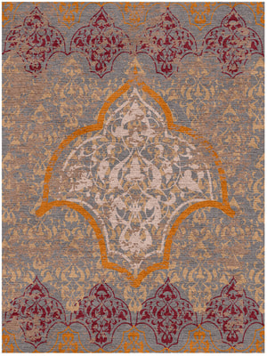 Mignon Rectangle Hand Knotted Tibetan Wool custom handmade rug