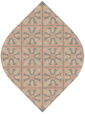 Minaret Ogee Hand Knotted Tibetan Wool custom handmade rug