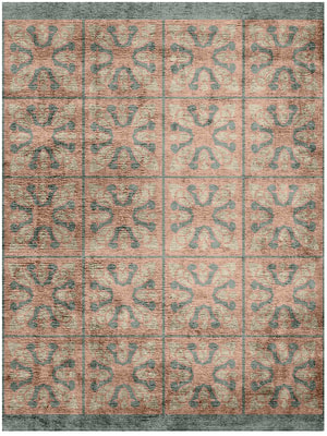 Minaret Rectangle Hand Knotted Bamboo Silk custom handmade rug