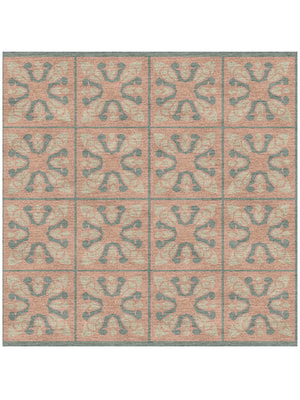 Minaret Square Hand Knotted Tibetan Wool custom handmade rug