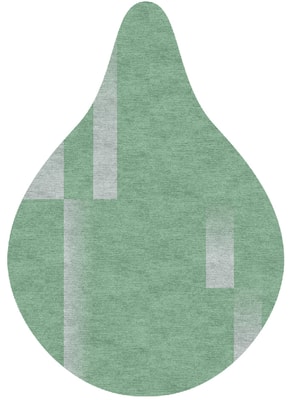 Mirror Drop Hand Knotted Bamboo Silk custom handmade rug