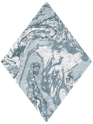 Molten Diamond Hand Knotted Bamboo Silk custom handmade rug