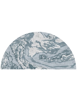 Molten Halfmoon Hand Knotted Tibetan Wool custom handmade rug