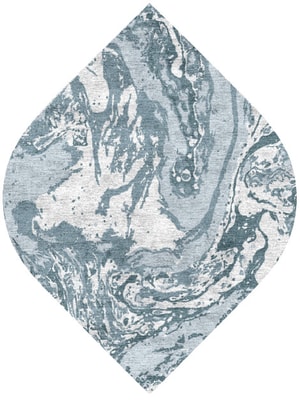 Molten Ogee Hand Knotted Bamboo Silk custom handmade rug