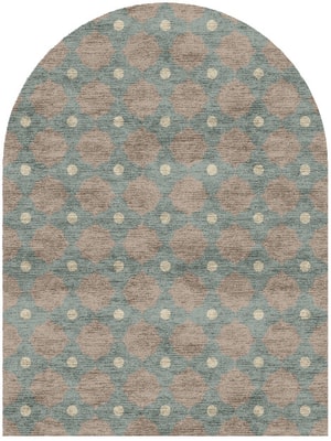 Montage Arch Hand Knotted Bamboo Silk custom handmade rug