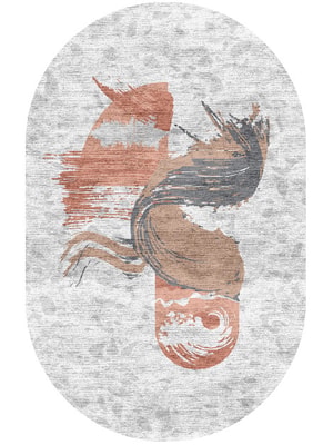 Mottle Capsule Hand Knotted Bamboo Silk custom handmade rug