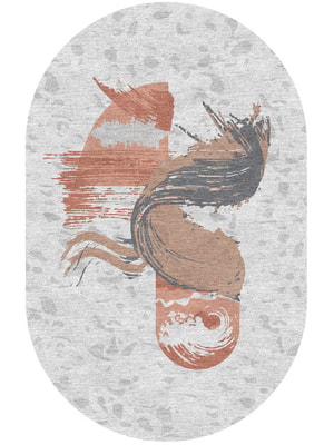 Mottle Capsule Hand Knotted Tibetan Wool custom handmade rug